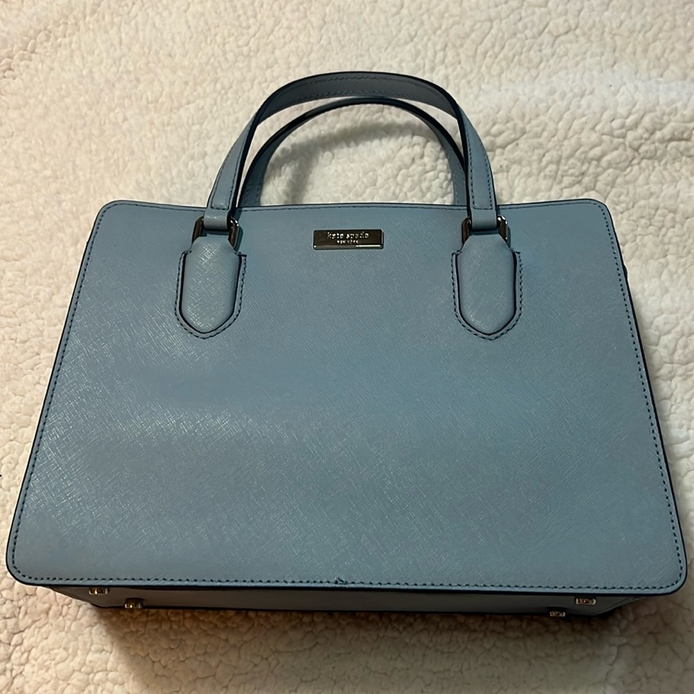 Large size, sky blue Kate spade purse